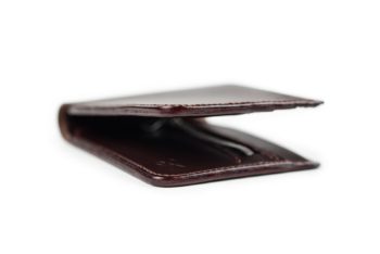 Pánská peněženka z pravé kůže v tmavě hnědé barvě